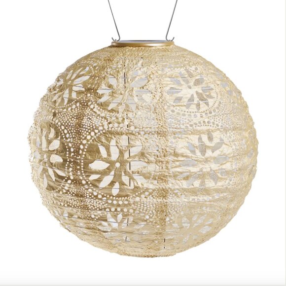 Allsop Soji Stella - Boho Globe - 12" Solar Lantern NEW in Box! - Picture 3 of 3